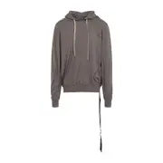 [Rick Owens Drkshdw] Rick Owens Drkshdw-Dust Grey Cotton Oversized Hoodie-Uomo S STAND