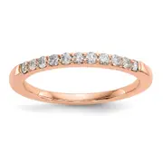 14k Rose Gold Real Diamond Ring