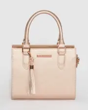 Rose Gold Sia Tassel Mini Bag