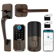 Hornbill Smart Lock with Handle Sets: Smart Deadbolt Keypad LockFront Door Lo...