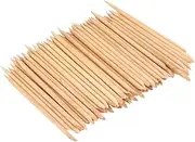 Healeved Nail Beauty Tools Set 200pcs Manicure Pedicure Kit Wood Stick Cuticle Pusher Nail Art File Easy to Use Carry