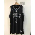 NBA球衣 DERRICK ROSE 公牛異色全黑 ADIDAS SWINGMAN R30電繡 全新含吊牌