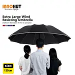 EXTRA LARGE WIND RESISTING UMBRELLA WITH REFLECTIVE STRIP MA