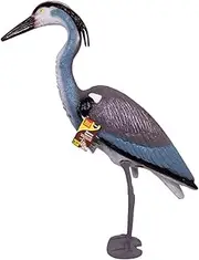 Defenders STV955 Decoy Heron (Standing Grey Heron Deters Bird Pests from Attacking Garden Ponds and Fisheries), 30 inch (76 cm)