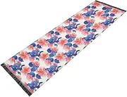 Hall Carpet Runner Cartoon Begonia White Washable Non Skid Kitchen Mat Tassel for Laundry Room Kitchen Bathroom Home Decor alfombra para pasillos Largos