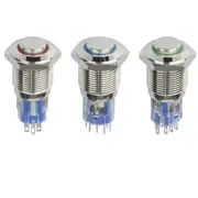 [Jaycar] IP67 Rated Illuminated Pushbutton Switch - Blue