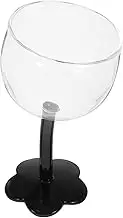 Ciieeo Elegant Stemmed Glass Goblets Reusable Cocktail Cups for Weddings Parties Retro French Design Sturdy Base for Social Gatherings