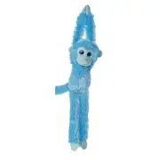 Aurora 24" Colorful Hanging Chimp Plush Stuffed Animal Monkey, Blue