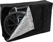 Rollator Travel Bag Waterproof Wheelchair Bag Oxford Cloth Wheelchair Travel Bag Heavy Duty Extra Large Wheelchair Bag Wear Resistant Folding Wheelchair Bag for Folding Walker Car Airplane Traveling