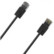 Cruxtec Cat6A Ultra Slim Ethernet Cable - 10m - Black [RF6A-100-BK]