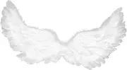 LIFKOME 3pcs Fairy Wing for Angel Halloween Costume Cupid Wing Fairy Wing Winged Angel Design Dresses for Teen Angel Wing for White