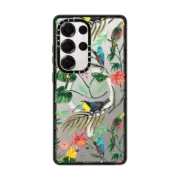 Galaxy S25 Ultra Impact Magnetic Case Tropical Birds