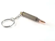 Lacquered Steel .223 Bullet Keychain, NATO Army, Cold war, Army Gift