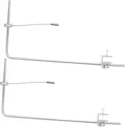 Toddmomy 2pcs Aluminum Alloy Aquarium Light Stand for Small Fish Tank Height Adjustable Bracket Vibrant Lighting