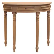 Centrum Furniture Huntley Turn Leg Half Round Sofa Table - Natural