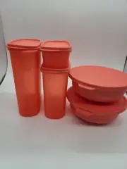 Tupperware Modular Mates and Aloha Bowls 5 pc Set with Seals