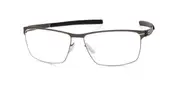 Ic! Berlin IC5095 Sven H. Graphite Men's Glasses Grey Size 57 - Private Health Rebate - Blue Light Block Available