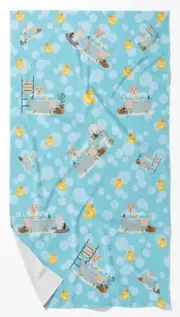 Fawn Cardigan Corgi Bath Towel Large Oversized Plush Fitness Body Towel, Ultra