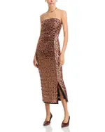 Chiara Boni La Petite Robe Cigliafy Paillette Midi Dress