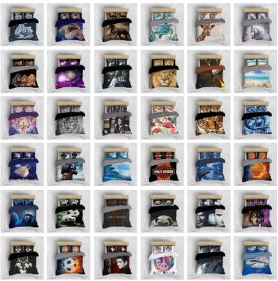 Duvet Doona Quilt Cover Set Single Double Queen King Size Available to Choose