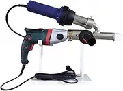 Handheld Plastic Extrusion Welding Machine Kit, 1300W Hand Extrusion Welder Gun, Hot Air Plastic Welder Gun Vinyl Weld Extruder Welder Machine