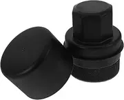 SWOOMEY Tire Polish Brush Cars Automotive Pad Sponge Cleaning Microfiber Detailing Tires Waxing Shine Large Wheel Round Brush Buffer Polisher Car Wax Polishing Tool Car Wax Kit Pp Black