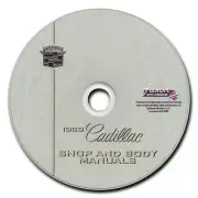 1969 Cadillac Shop Manual and Body Service CD Deville Eldorado Fleetwood Calais (for: Cadillac)