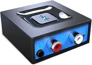 Bluetooth Audio Adapter for Music Streaming Sound System, esinkin Wireless Audio Adapter Works with Smart Phones and Tablets, Wireless Adapter for Speakers