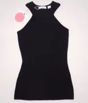 BNWT:BEAUTIFUL SASS&BIDE BLACK SINGLET BODY CON TOP size XS "BEAUTY"