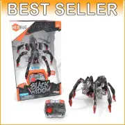 Interactive Remote-Control Spider with Glowing Eyes - Rechargeable Fun for Kids