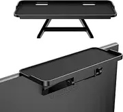 Bodur Top TV Monitor Shelf - Multifunctional Headboard Cable Box Holder , Ideal for Behind Computer, DVD Player and Television Screen Stand Mount with Shelves & Shield Pro Attachment