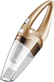 [Mikinona] Wireless Handheld Vacuum Cleaner Dual Use Dust Collector for Home Car Lightweight Convenient Design Wet Dry Cleaning Golden