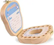 SWOOMEY Wooden Teeth Souvenir Box Deciduous Tooth Holder for Long Term Storage Unique Design for Childhood Memories Durable and Corrosion Resistant present for Your Sweetheart