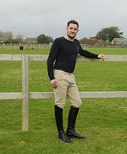 [Rhinegold] Mens Breeches-36-Navy