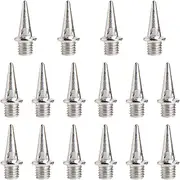 [Eigell] 16 Pieces Track and Field Running Spikes Track Spikes Sturdy Professional Metal Track Shoe Spikes for Sprint Short Running