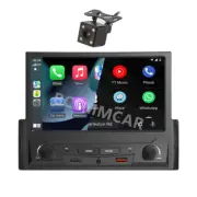 For Apple Carplay Car Stereo Radio Bluetooth MP5 Player Audio Head Unit W/Camera