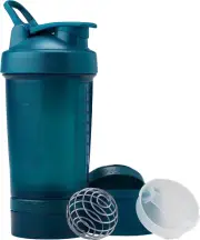 Blender Bottle Shaker Bottle with Pill Organizer and Storage for Protein Powder
