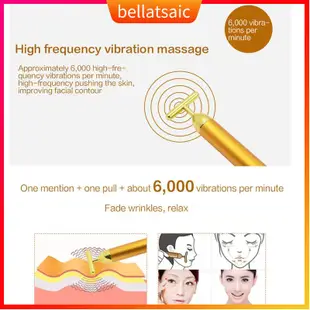 24k Gold Vibration Facial Slimming Face Beauty Bar Pulse Fir