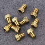 2pcs Presta to Schrader Bike Valve Adapters Bicycle Pump Gas Nozzle Tube Tools