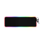 Led Colourful Big Gamer Computer Non Slip Mousepad For Pc Laptop With Usb Ports Mouse Pads & Wrist Rests