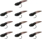 Abbraccia 10Pcs Fishing Jigs Portable Tadpole Shape Lures for Outdoor Use