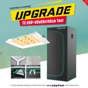 Mars Hydro TS 600W LED Grow Light Full Spectrum and 2'x2' Indoor Grow Tent Combo