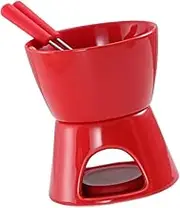 YWJLQH Chocolate Fondue Pot Ice Cream Hot Pot Candy Cookware Anniversary Tea Light