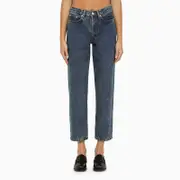 Blue Le Jean Cropped Jeans