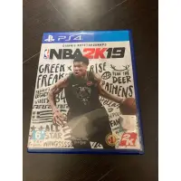 在飛比找蝦皮購物優惠-正版ps4 nba2k19遊戲 已拆有盒讀取正常