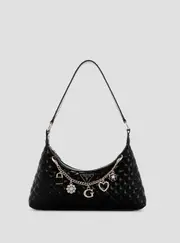 GUESS Women's Black Everlee Shoulder Bag