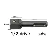 Chuck Adapter SDS Hammer drill TO 1/2 drive impact driver socket for Bosch GMC