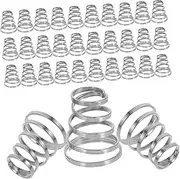 Kisangel Bike Wheel Skewer Springs Set Universal Wheel Skewer Spring Kit Quick Release Rod Spring Stainless Steel for Road Mountain Bikes