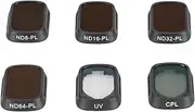ASHATA Filter Kit for DJI Mini 3 Pro Drone Camera, Professional High Definition CPL ND8PL ND16PL ND32PL ND64PL Filter Set