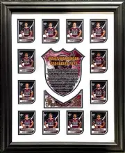 MANLY SEA EAGLES 2025 SQUAD MEMORABILLIA FRAMED LIMITED EDITION